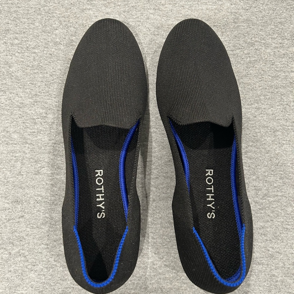 NWOB Rothy’s The Loafer Black Size 8